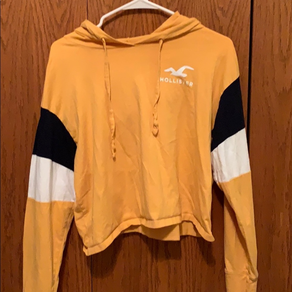 Cropped Hollister hoodie